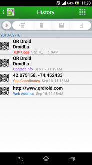 QR Droid на андроид