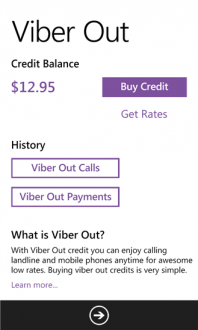 Viber для Windows phone