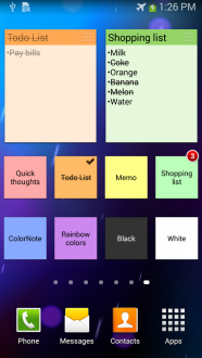 ColorNote для андроид