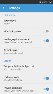 App Lock на андроид