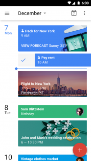 Google Календарь для андроид
