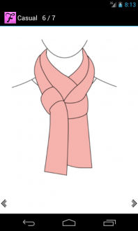 Как завязать шарф для андроид