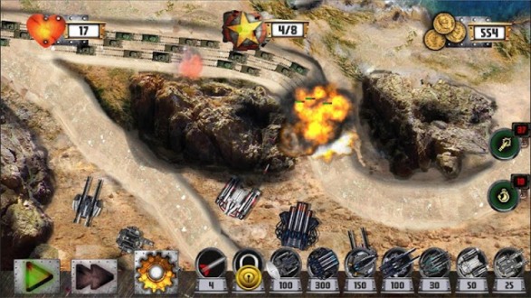 Tower Defense: Tank WAR на Android