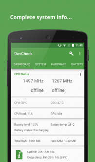 DevCheck System Info на Android