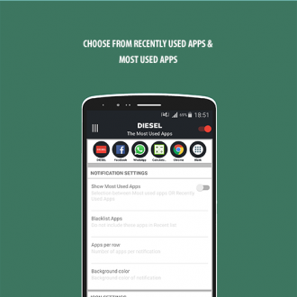 DIESEL : The most used apps на Android